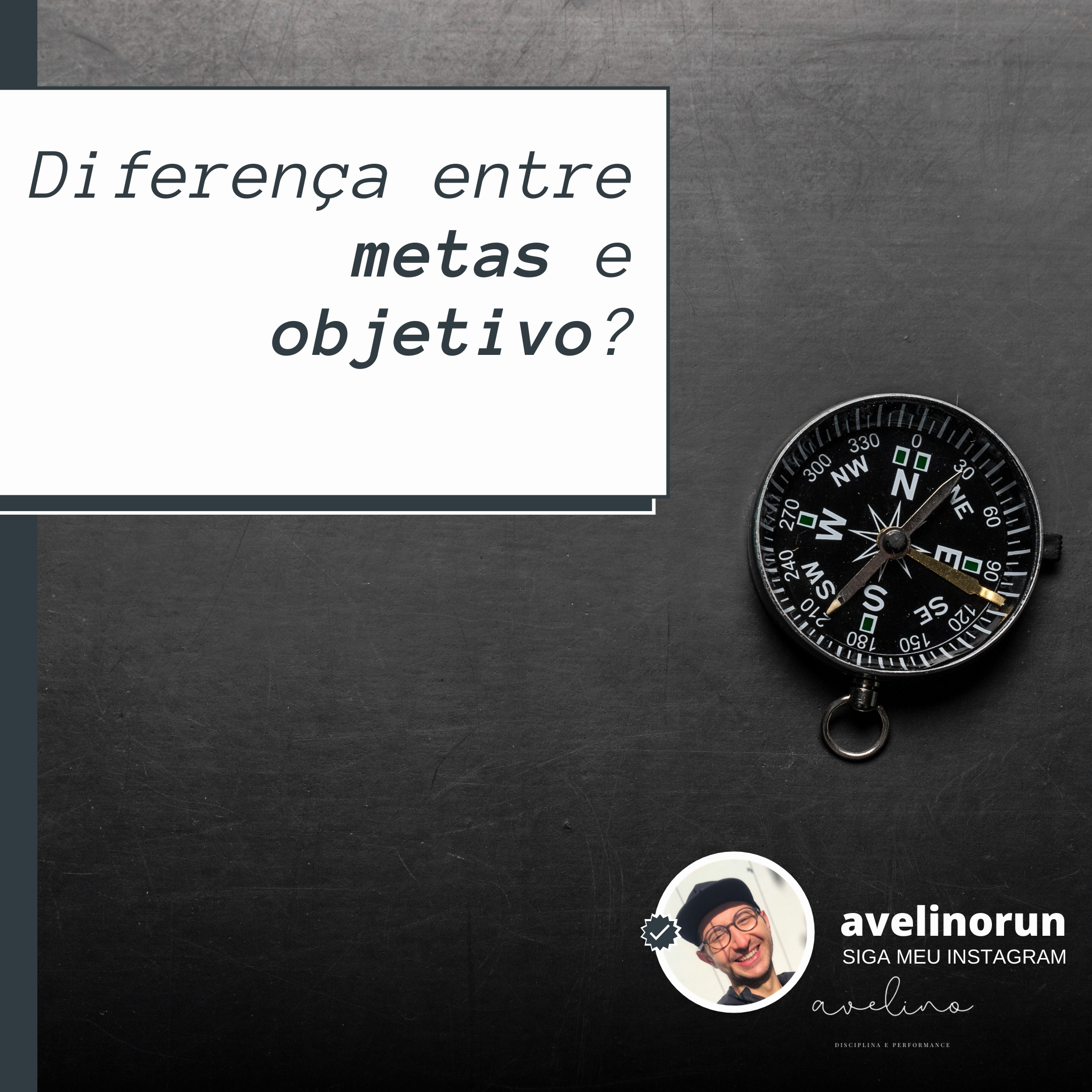 Diferença entre metas e objetivo?